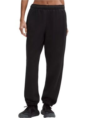 lululemon athletica scuba, midrise, oversized jogger regular black